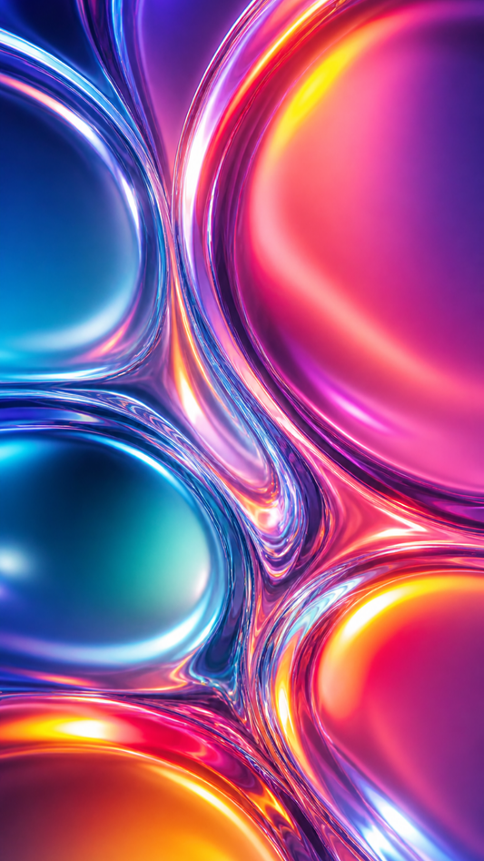 In Motion colorful abstract mobile wallpaper